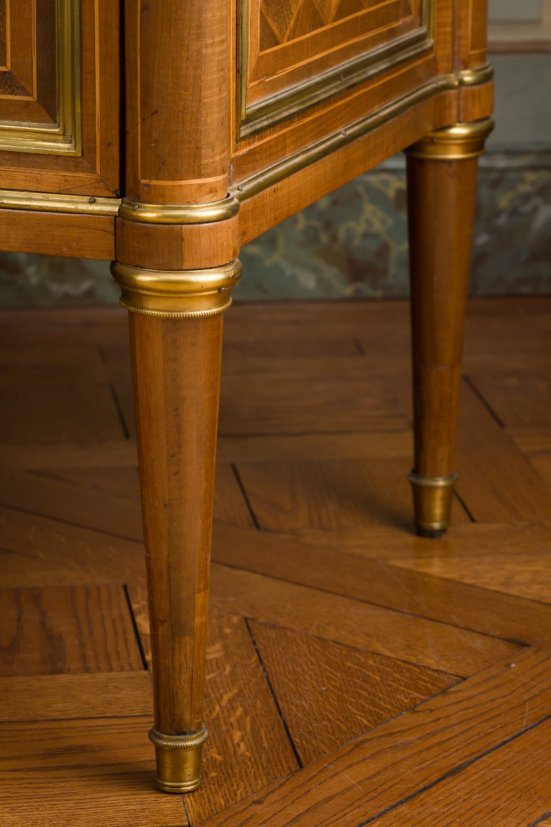 Louis XVI Chest Of Drawers, Stamped Weisweiler-photo-2
