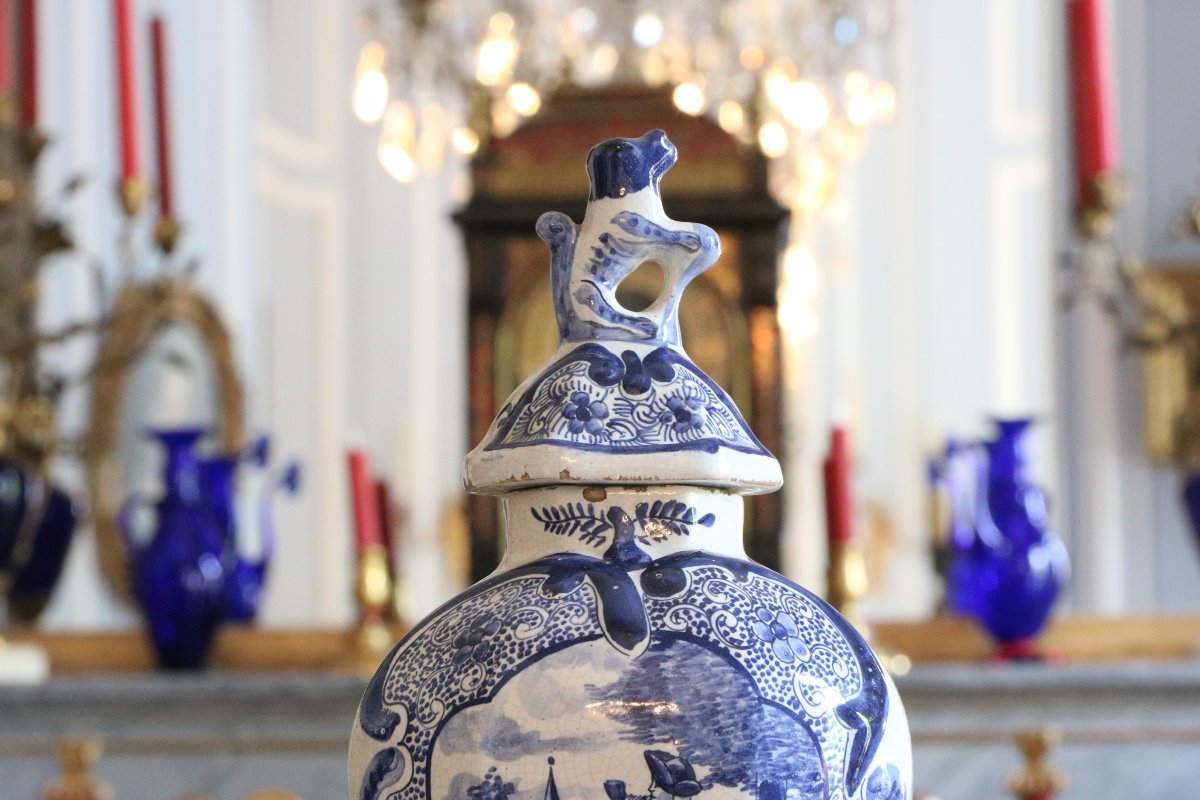 Set Of Five Delftware Vases-photo-1