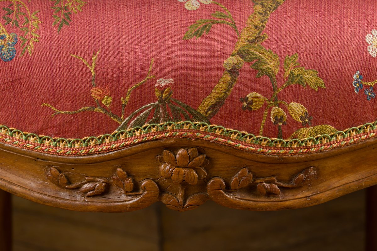 Louis XV-era Hairdressing Chair, Stamped -photo-6