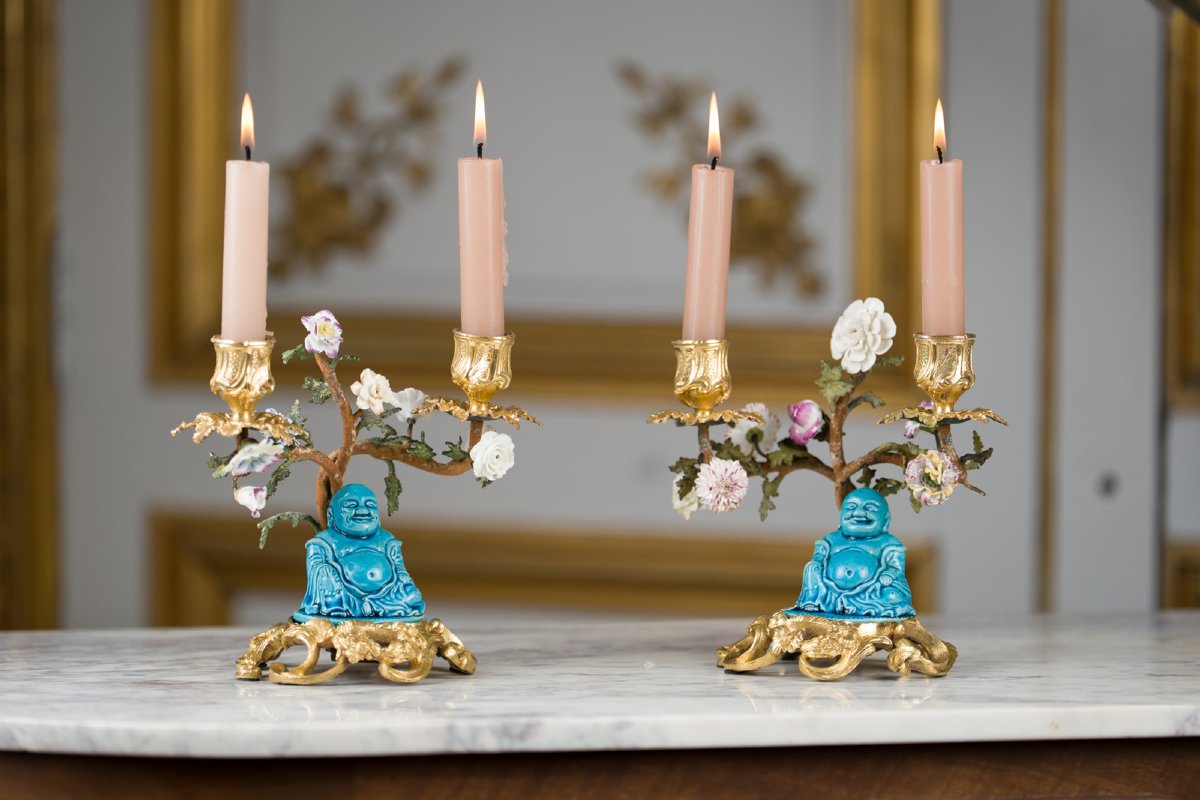 Pair Of Louis XV Candlesticks