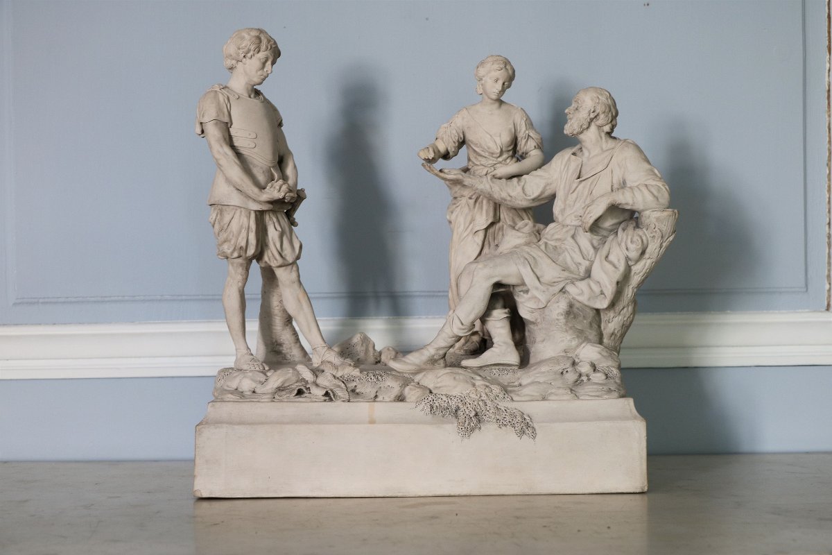 Blind Belisarius Giving Alms, In Lorraine, Louis XVI Period
