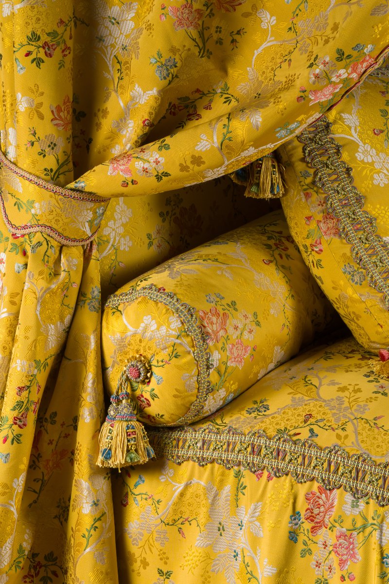 Polish-style Bed Stamped "nicolas Heurtaut"-photo-3