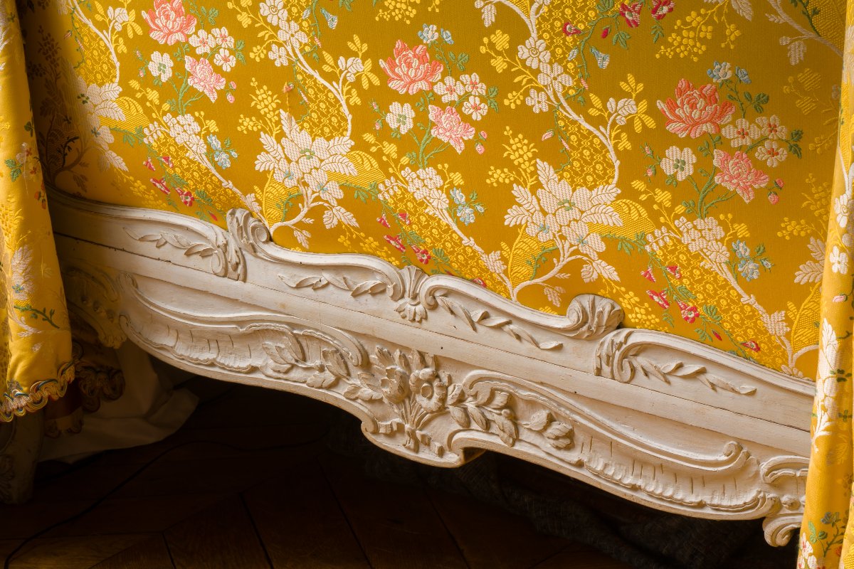 Polish-style Bed Stamped "nicolas Heurtaut"-photo-2