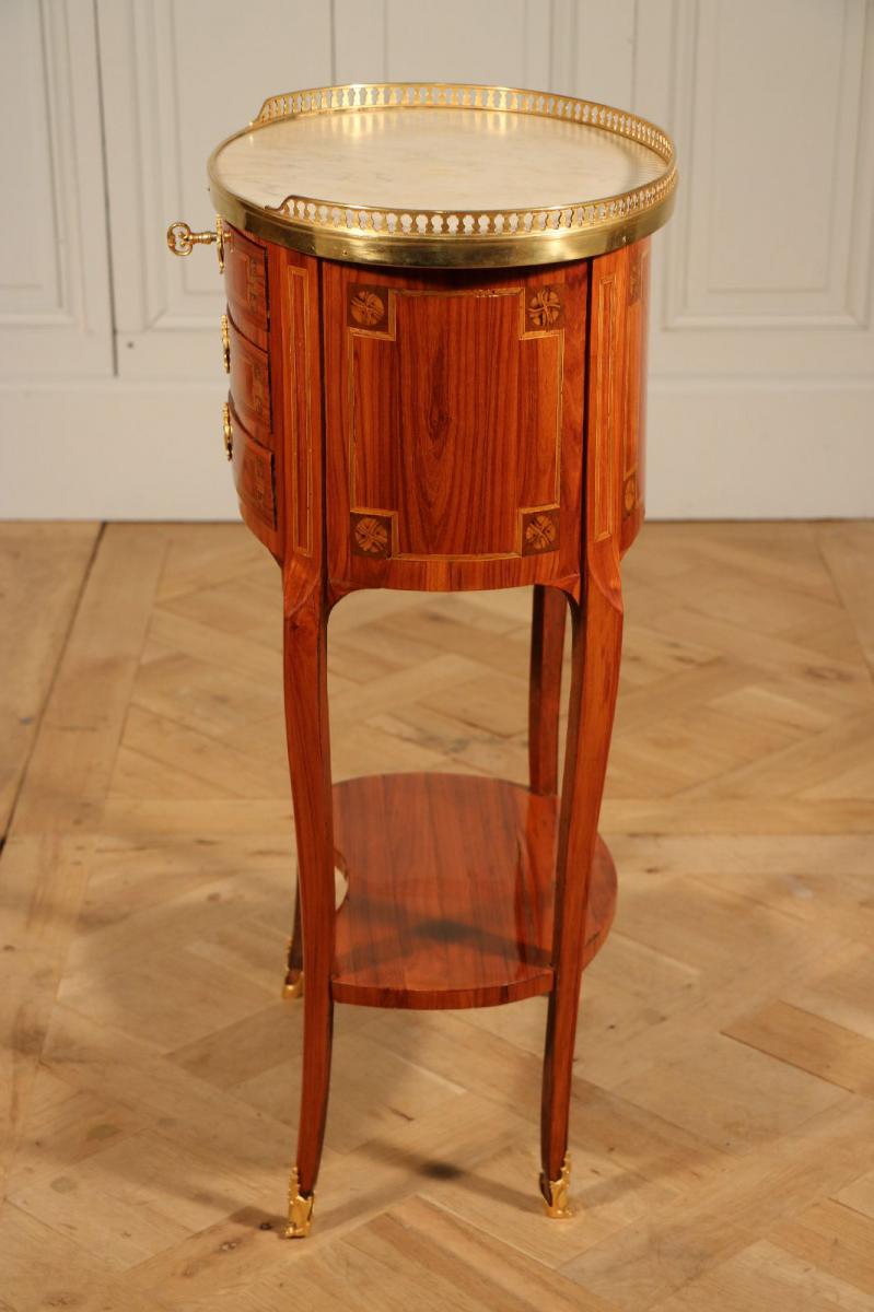 Table De Salon Ovale, Fin De l'époque Louis XV-photo-4