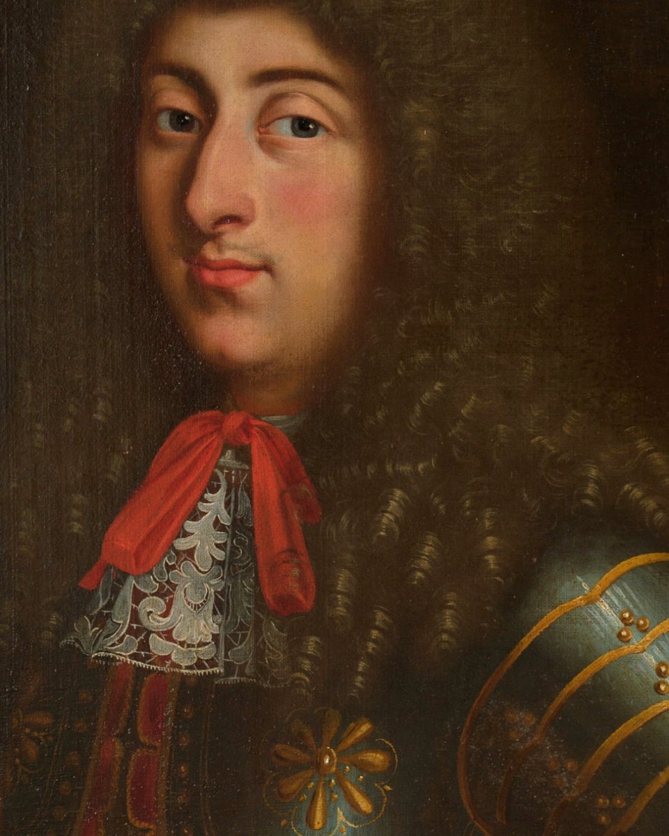 	Portrait d’un maréchal dans le gout de Pierre Mignard-photo-2