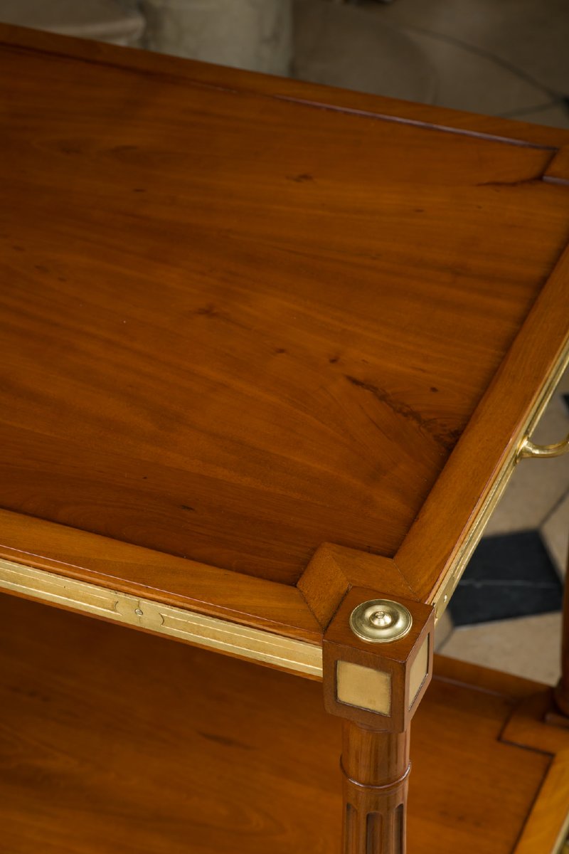 	Louis XVI-era Side Table, Stamped "pierre Garnier"-photo-4