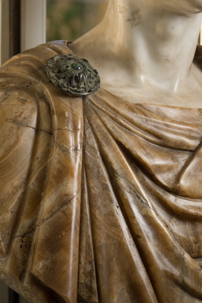 Pair Of 18th-century Marble Busts-photo-7