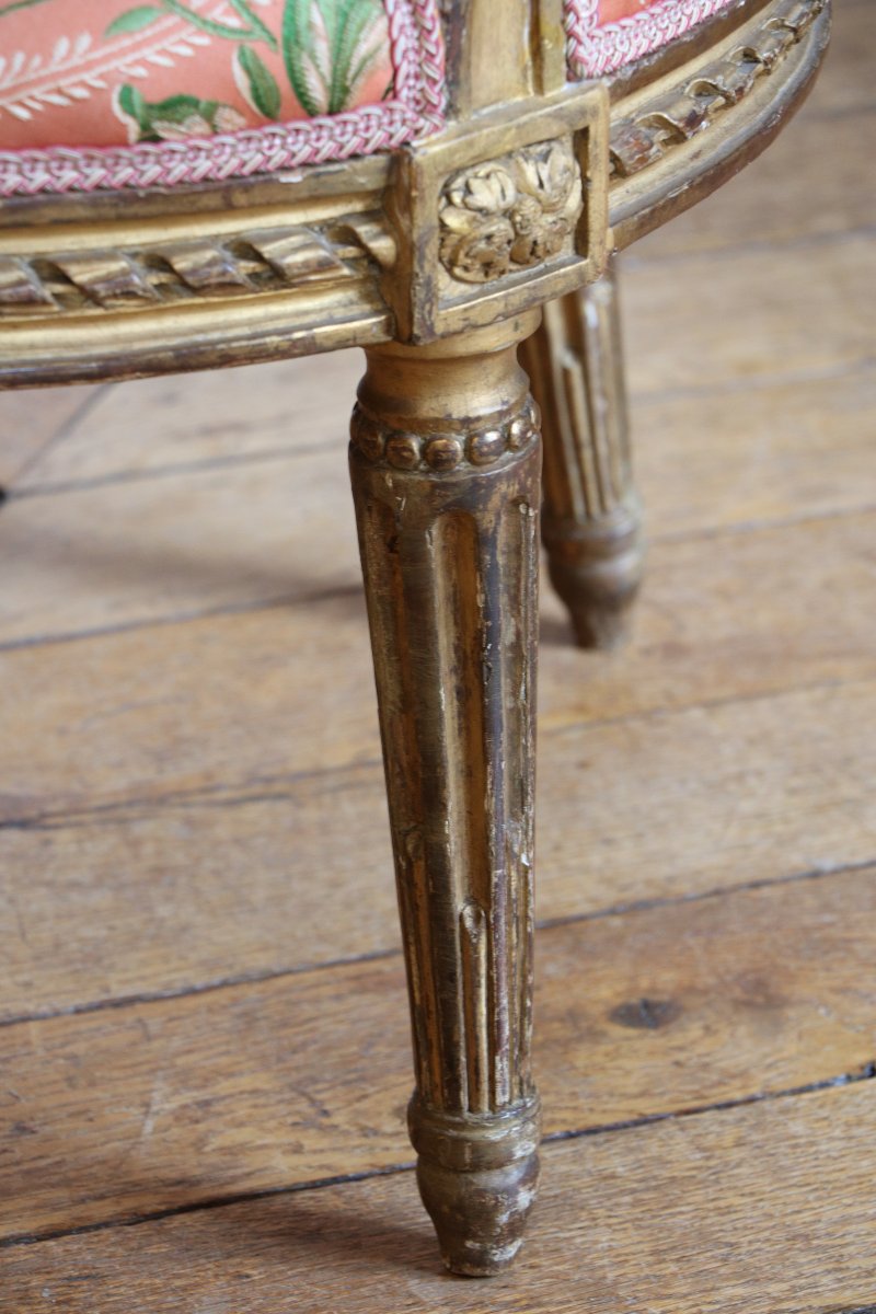 Set Of Four Louis XVI Armchairs By Nadal The Elder-photo-3