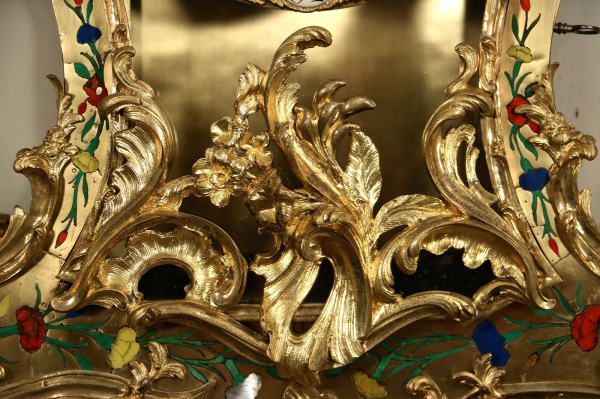 Cartel d'Applies For Five Colors, Gilt Bronze, Louis XV.-photo-3