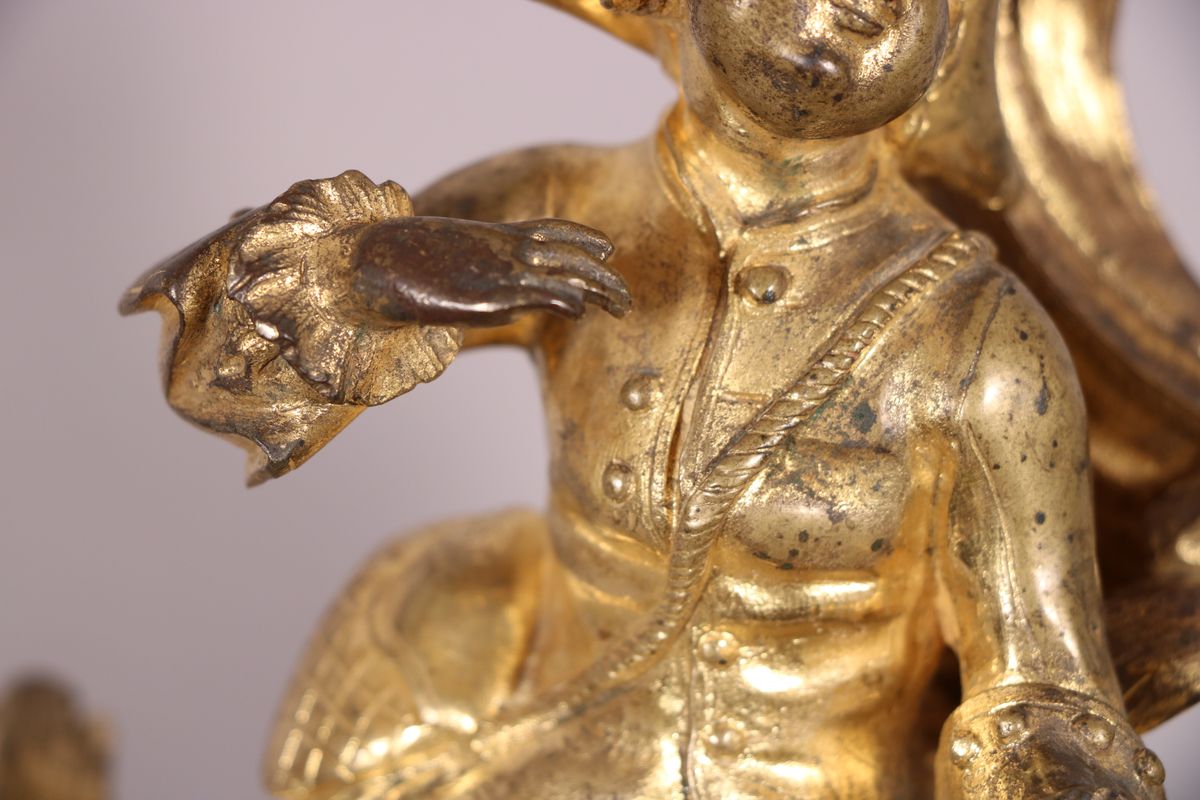 Pair Of Chenets Cherubins, Louis XV-photo-4