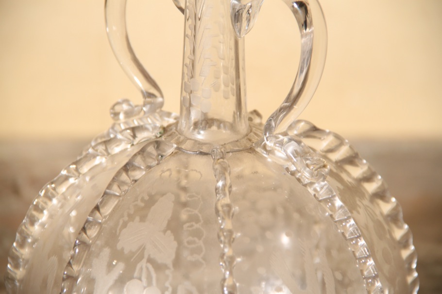 Bouteille Hollandaise En Verre Blanc-photo-3