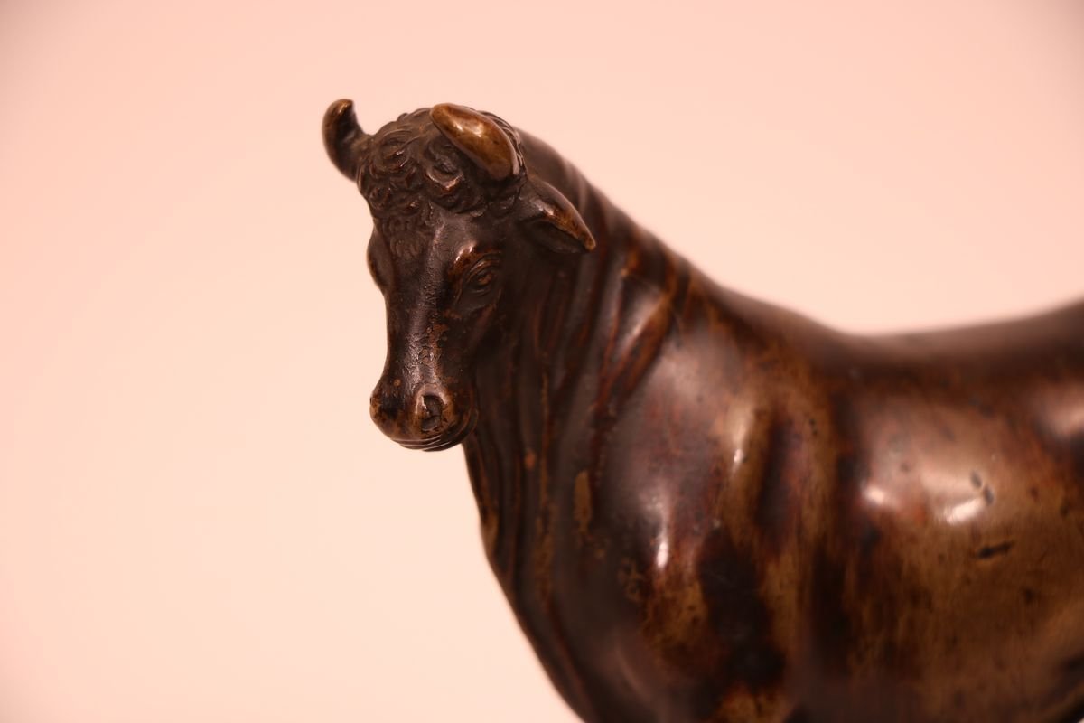 Bull In Bronze Late 17th-photo-4
