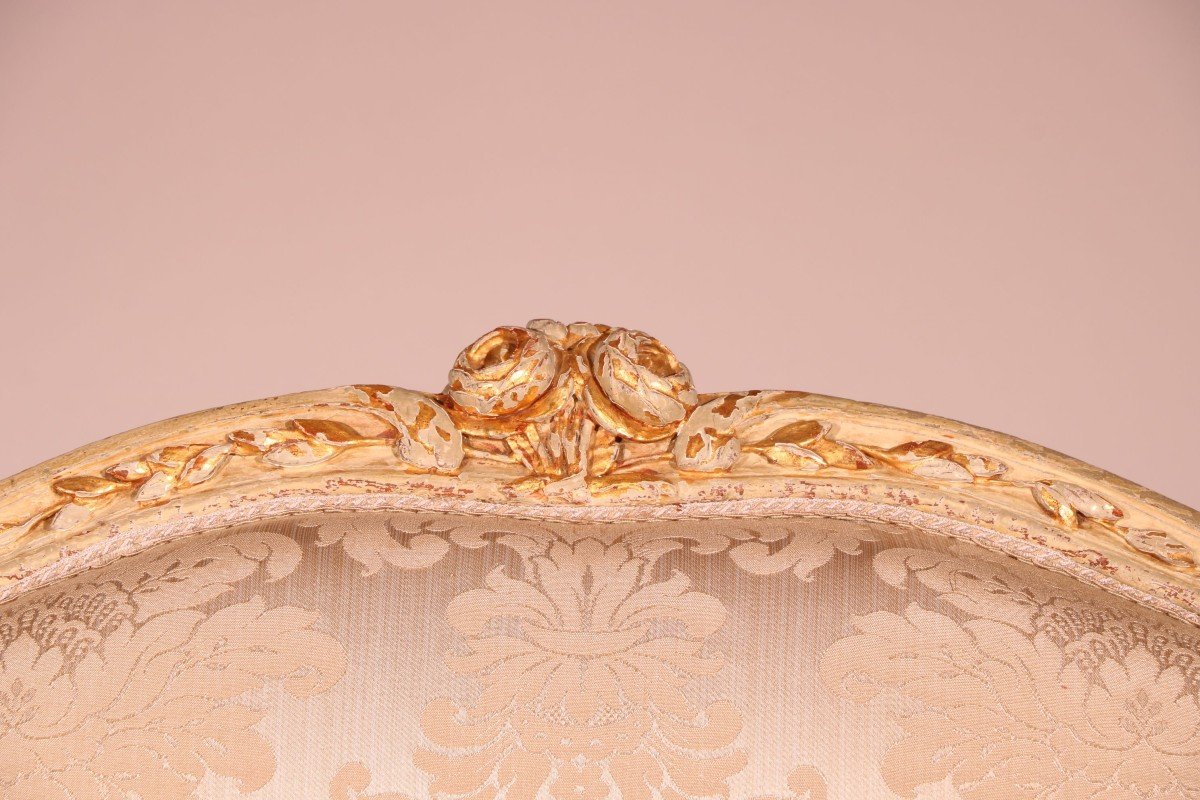 Lacquered And Gilded Ear Sofa-photo-2