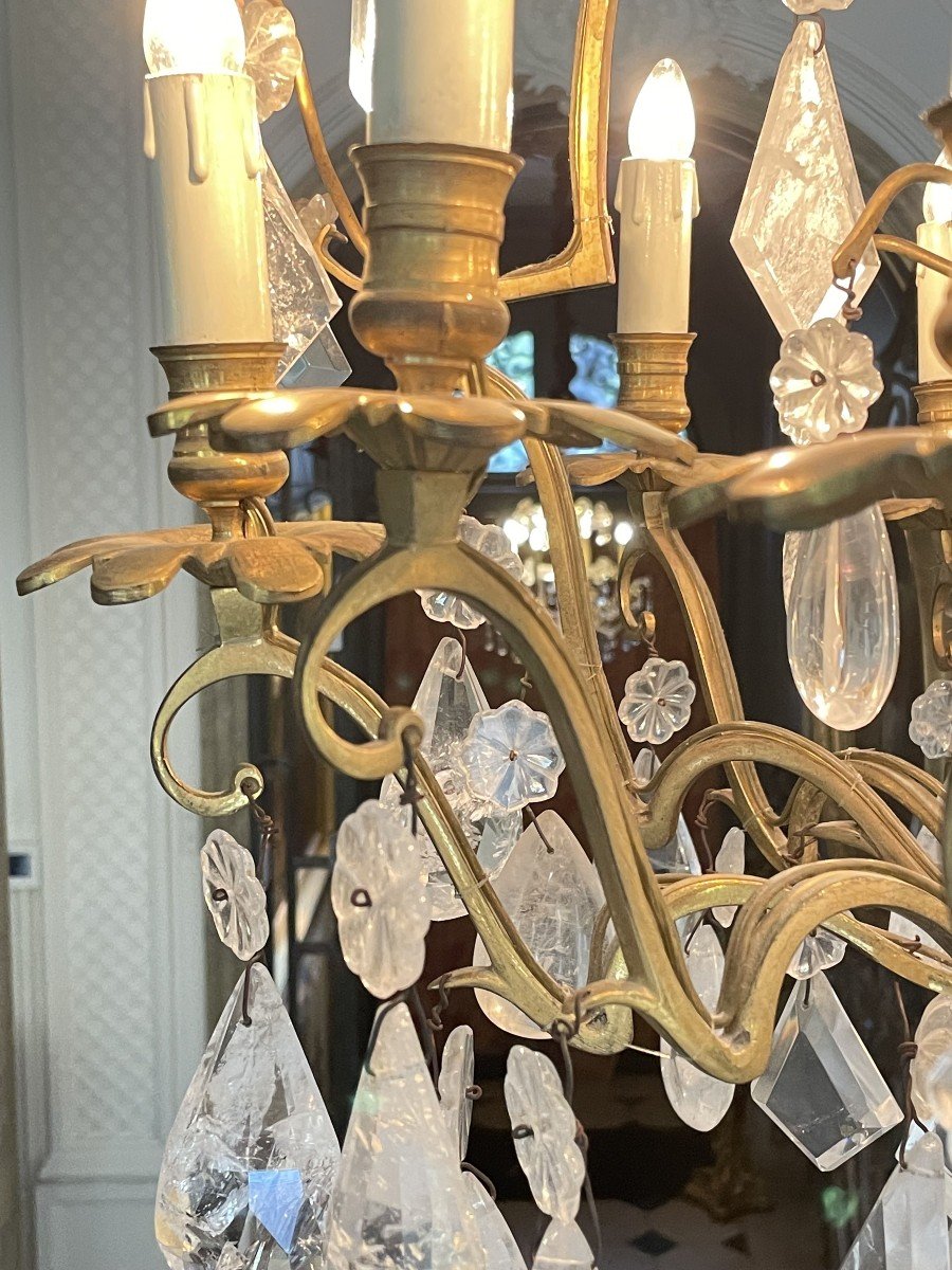 Cage Chandelier With Nine Arms Of Lights-photo-1