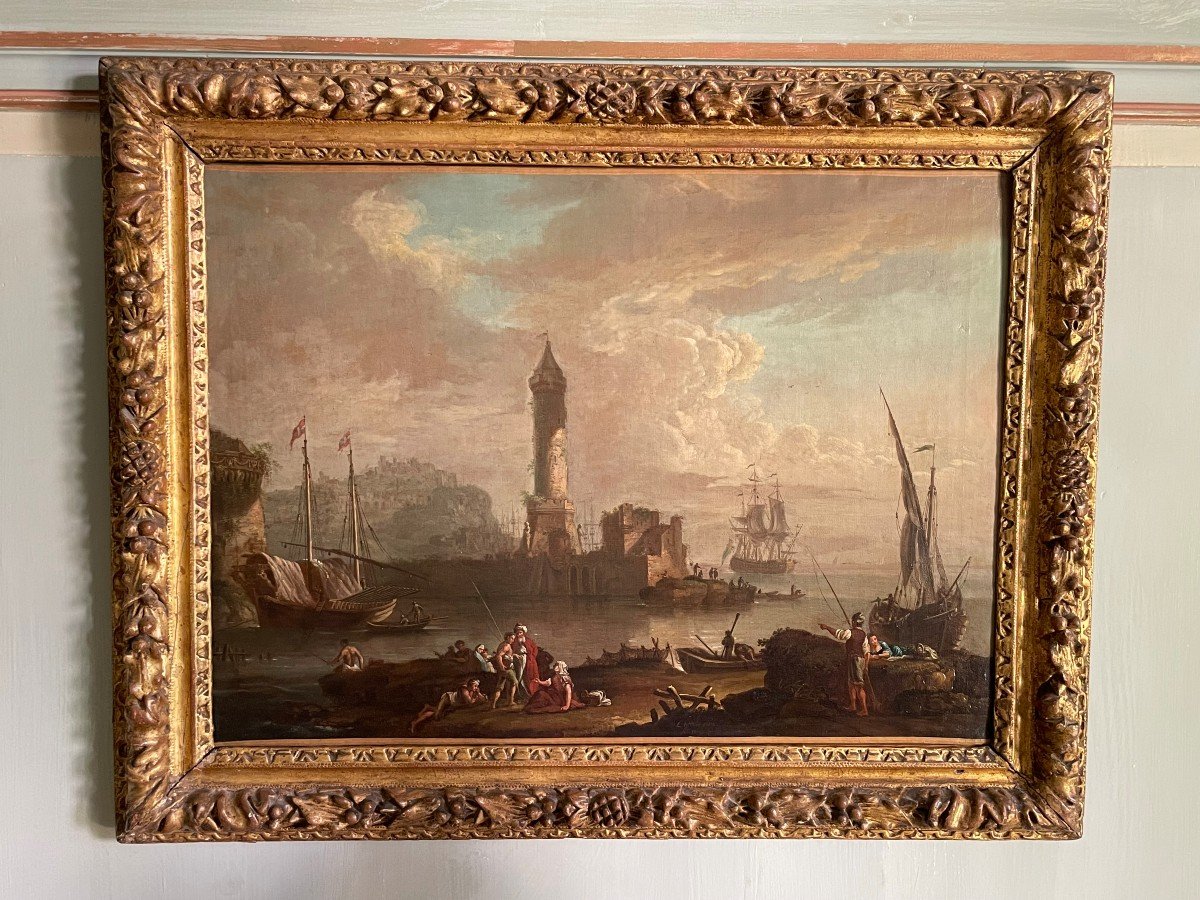 Flemish Painting Beginning Of 18 Th Century