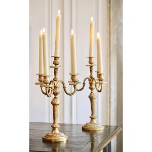 Pair Of Louis XVI Style Candelabra