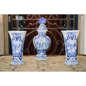 Set Of Delft Vases