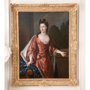Paire De Portraits d'Anne-Marie Beuzelin De Bosmelet Et Sa Mère Renée Bouthillier De Chavigny