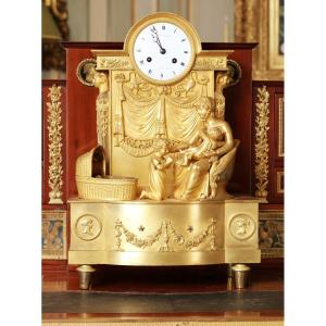 Restoration Clock At The Birth Of The Duke Of Bordeaux