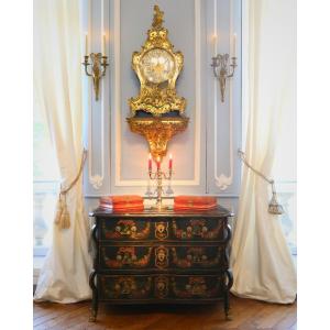 Louis XIV Period Lacquered Chest Of Drawers