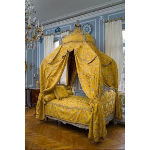 Polish-style Bed Stamped "nicolas Heurtaut"