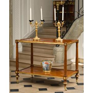 Table desserte d’époque Louis XVI, estampillée Pierre Garnier