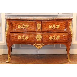 Large Regency Period Curved Commode