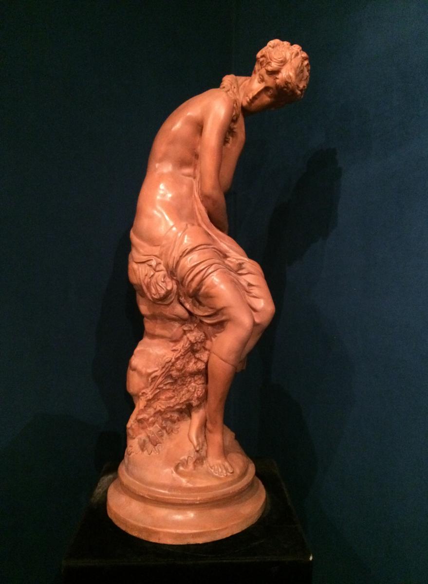 Moreau Mathurin (1822-1912) - Terracotta Sculpture-photo-2