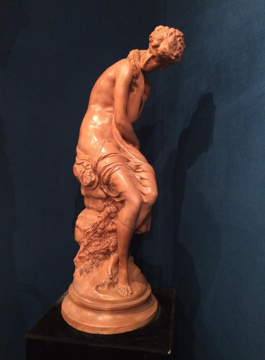 Moreau Mathurin (1822-1912) - Terracotta Sculpture-photo-3