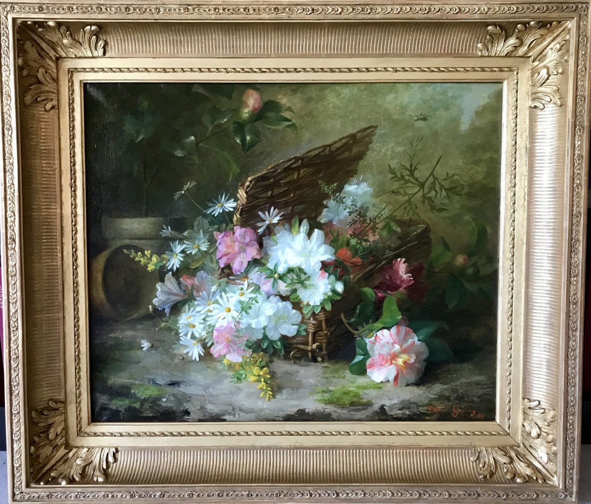 GUERIN Thérèse (1861-1933) - Jeté de fleurs