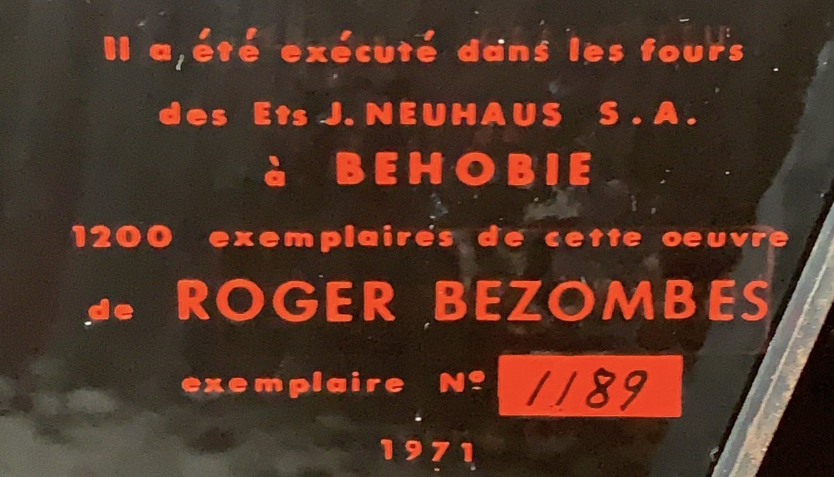 BEZOMBES Roger (1913-1994) - Personnage Fleuri-photo-2