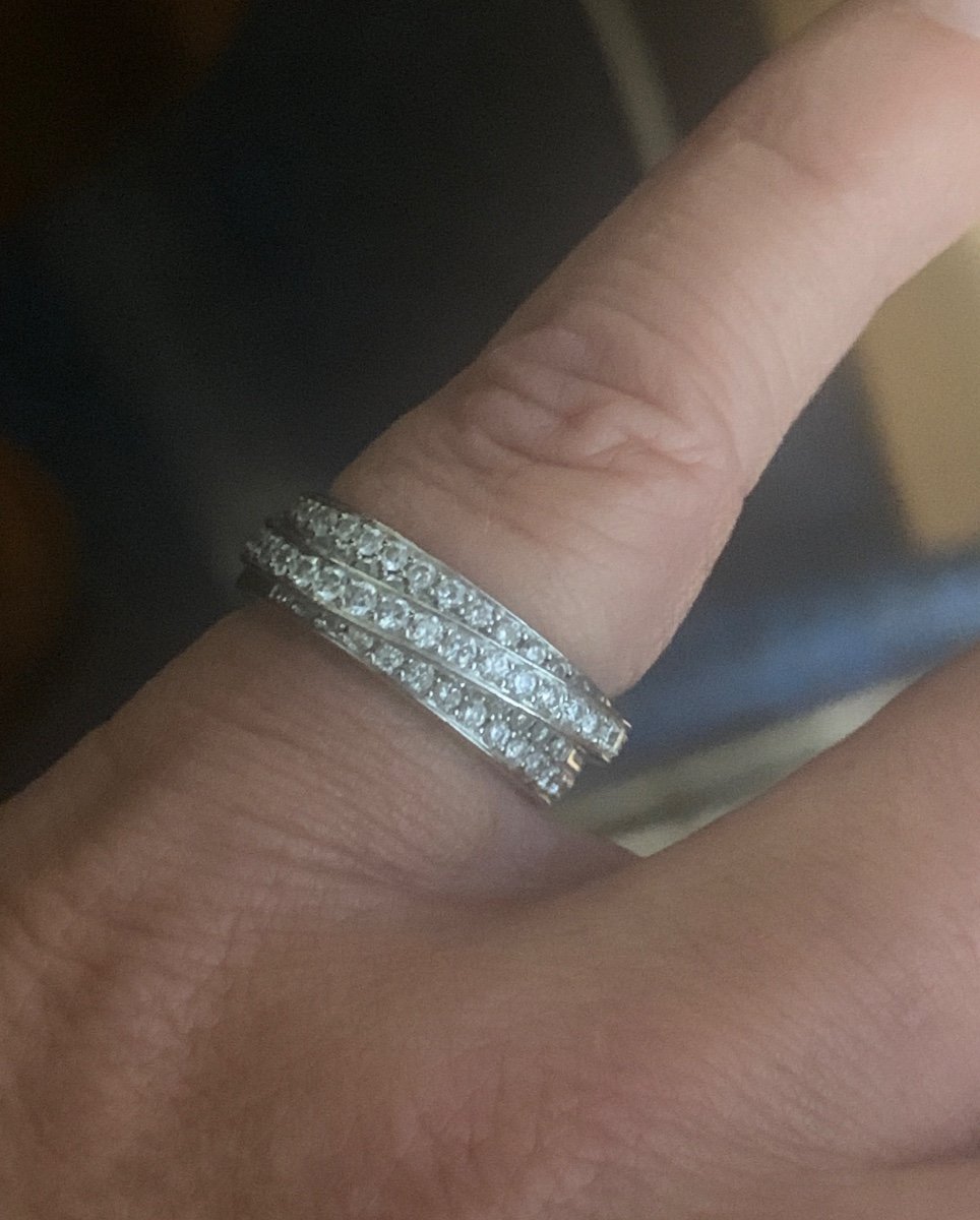 18ct White Gold Diamond Ring-photo-2