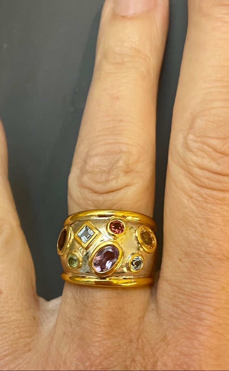 Silver Ring , Natural Stones-photo-3
