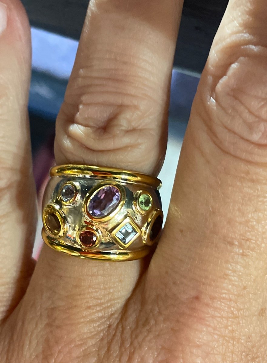 Silver Ring , Natural Stones-photo-5