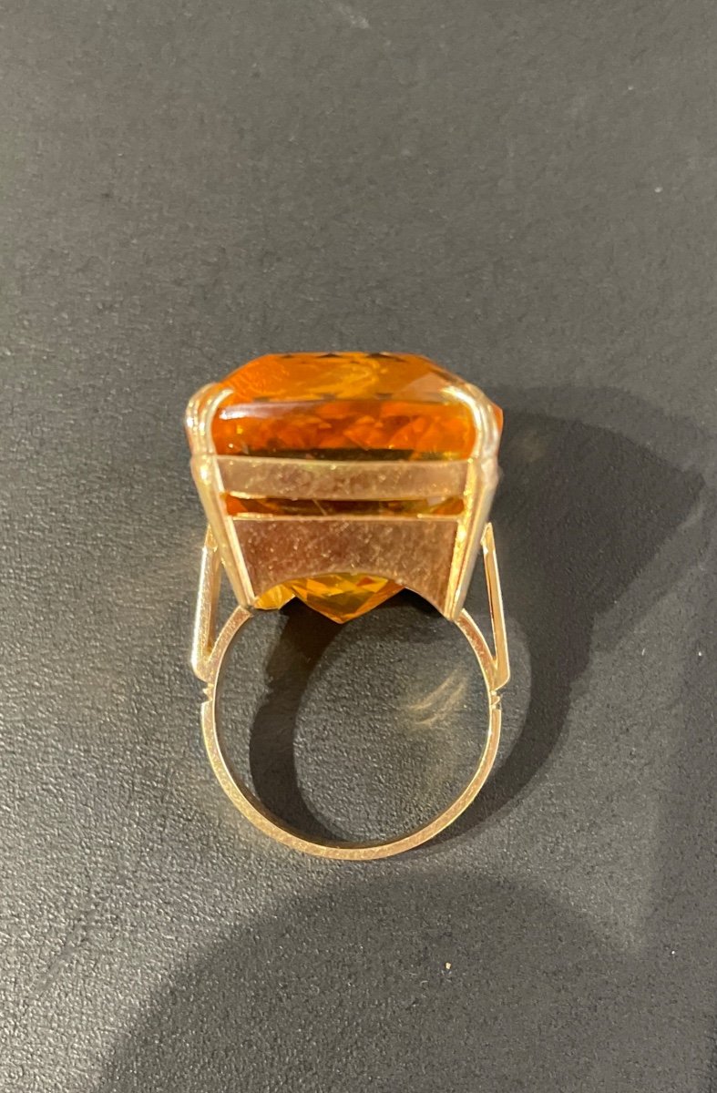 Bague Or 18ct Citrine-photo-3