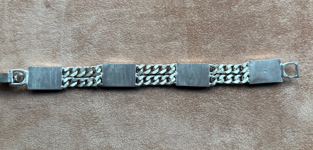 Bracelet argent 835 ,  onyx-photo-3
