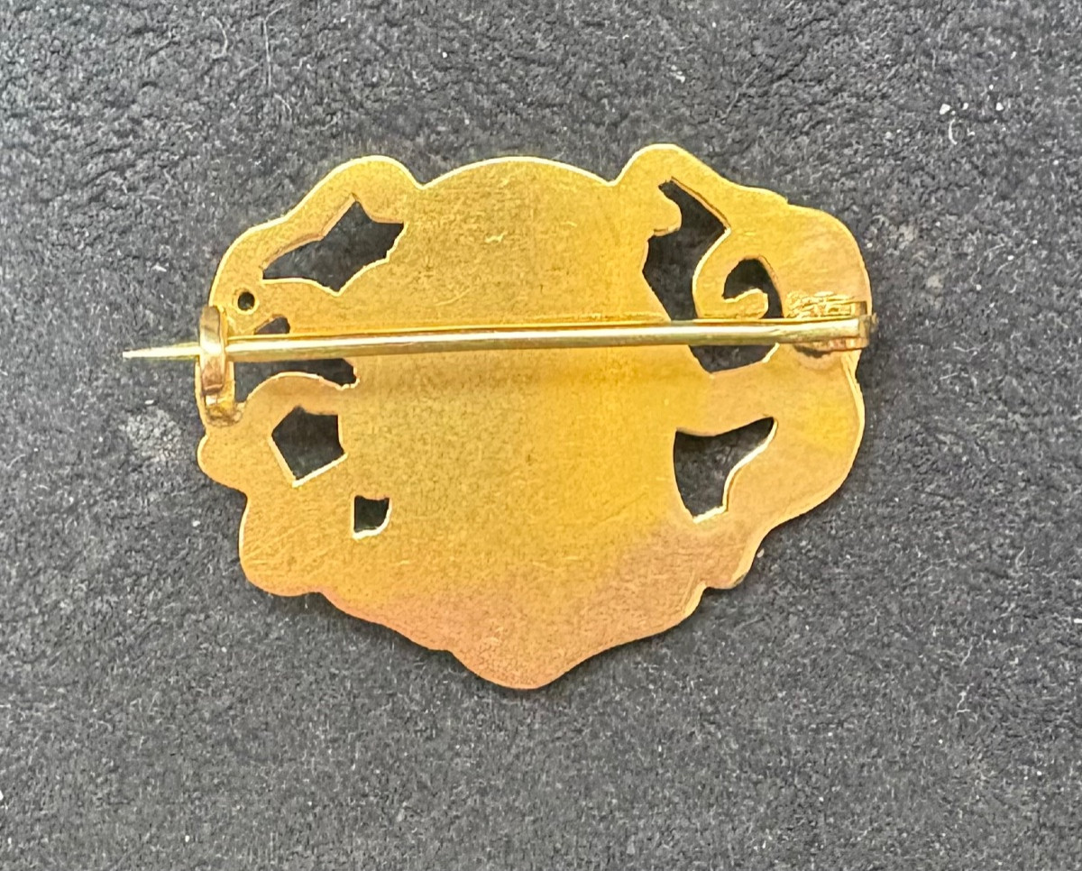 Broche “art nouveau “ or-photo-2