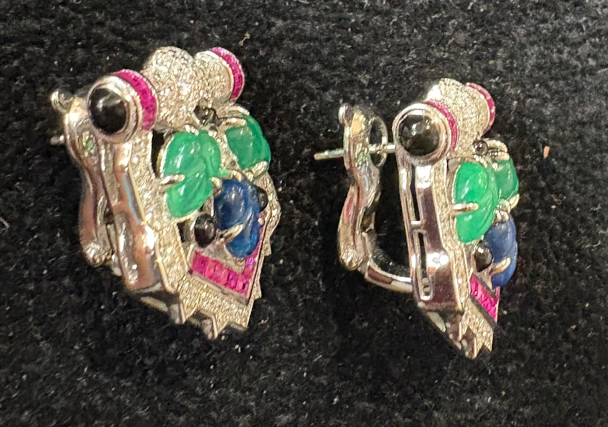 “tutti Frutti” Silver Earrings-photo-3