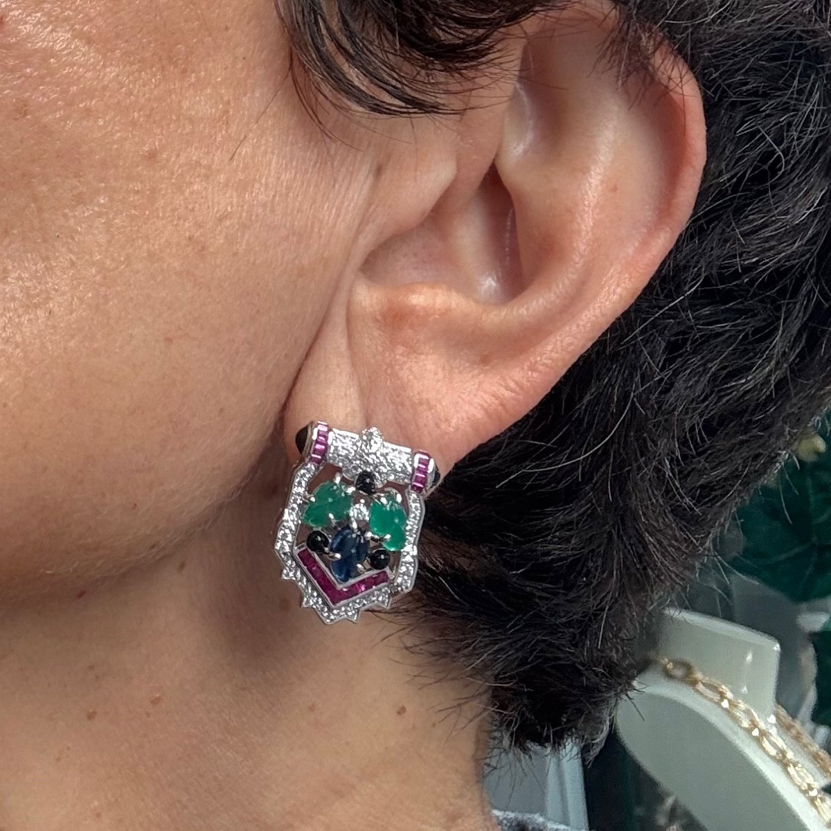 “tutti Frutti” Silver Earrings-photo-4