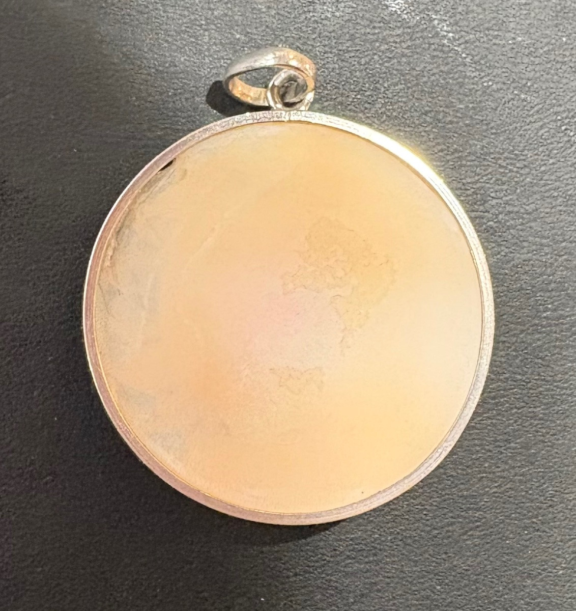 Pendentif camée coquillage lune soleil -photo-4