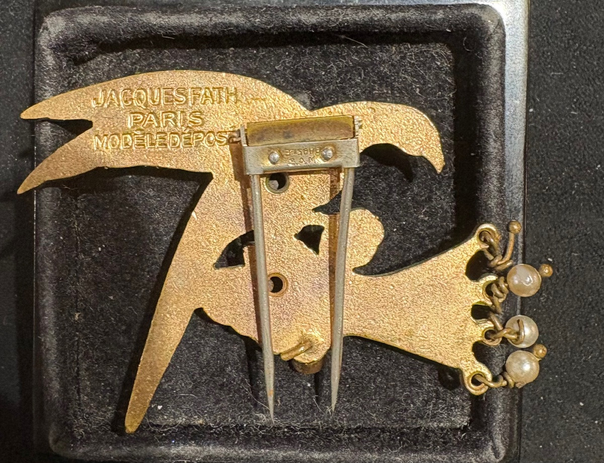 Vintage Jacques Fath Paris Brooch-photo-2