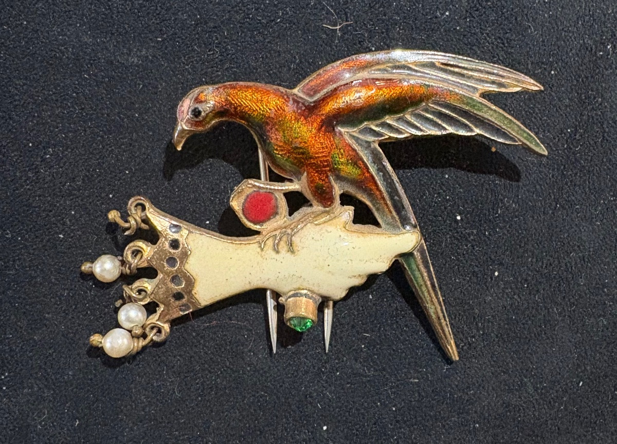 Vintage Jacques Fath Paris Brooch-photo-3