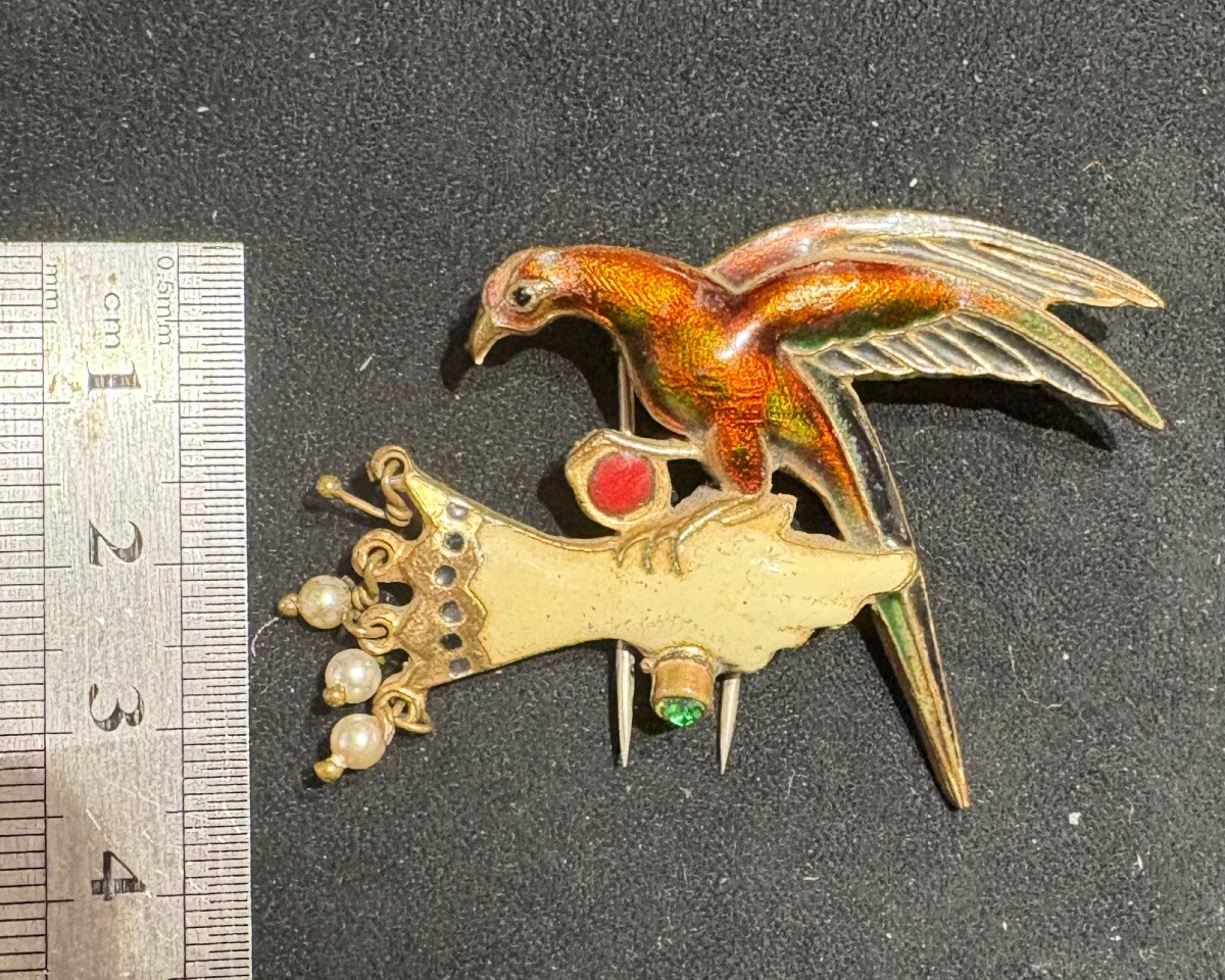 Vintage Jacques Fath Paris Brooch-photo-4