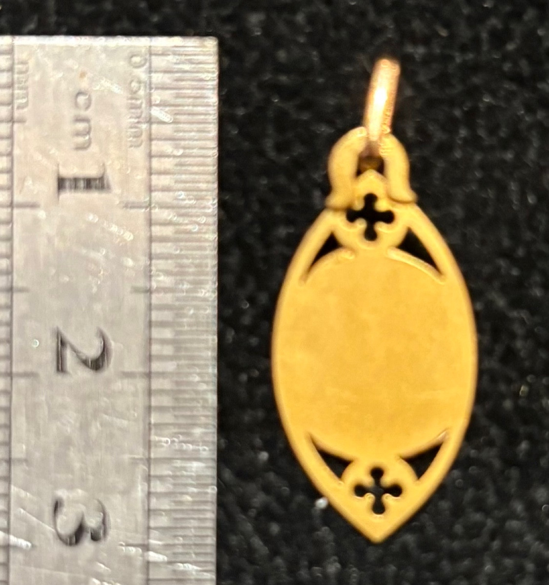 Médaille vierge or 18cts-photo-4
