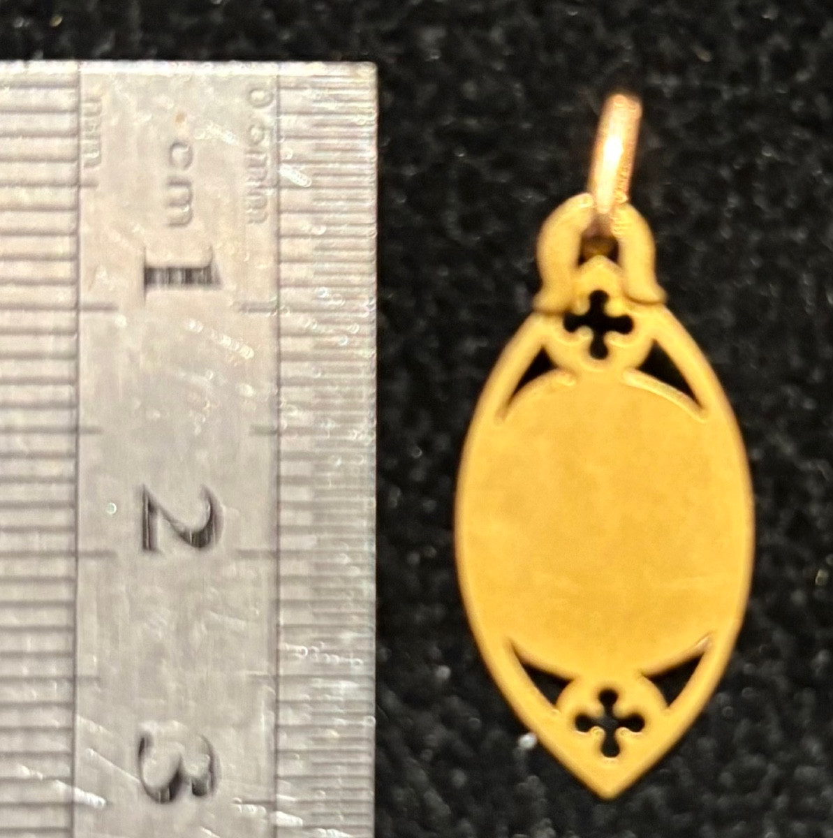 Médaille vierge or 18cts-photo-4