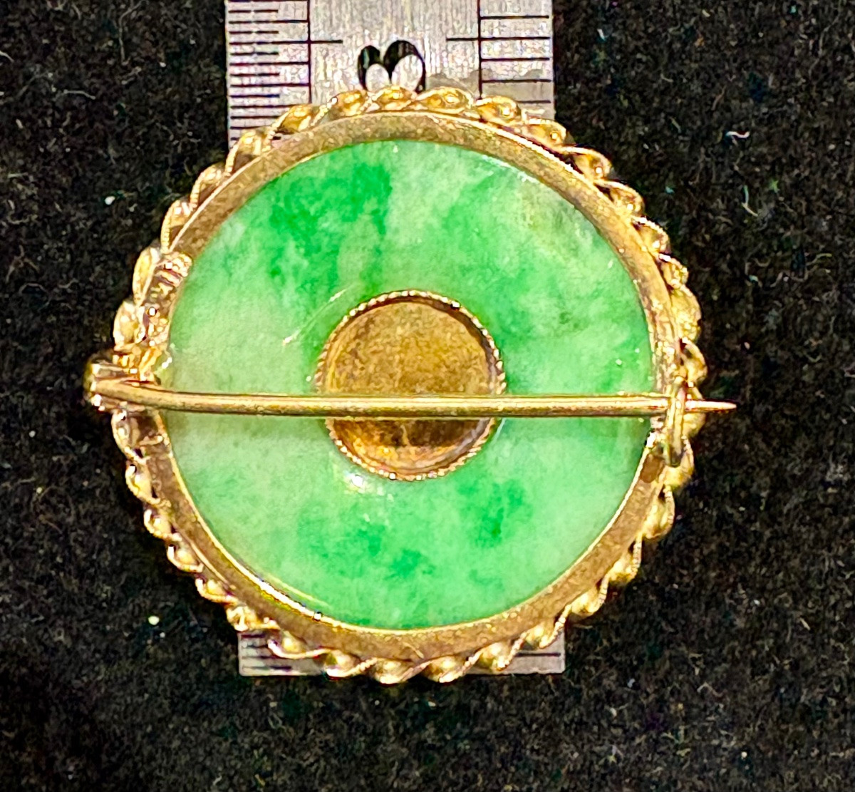 Jade And Gold Brooch-photo-5