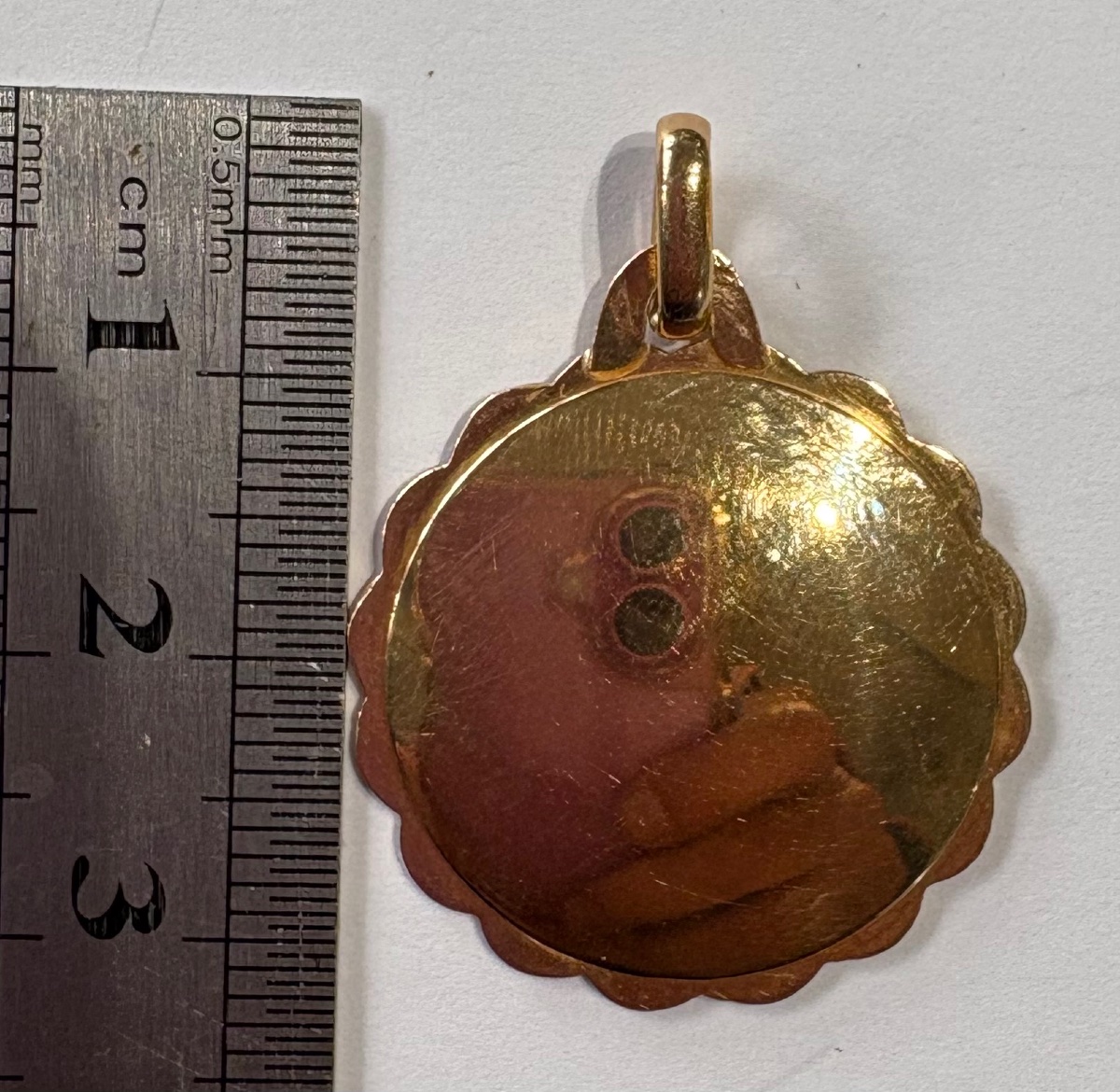 Augis Love Medal 18cts Gold-photo-4