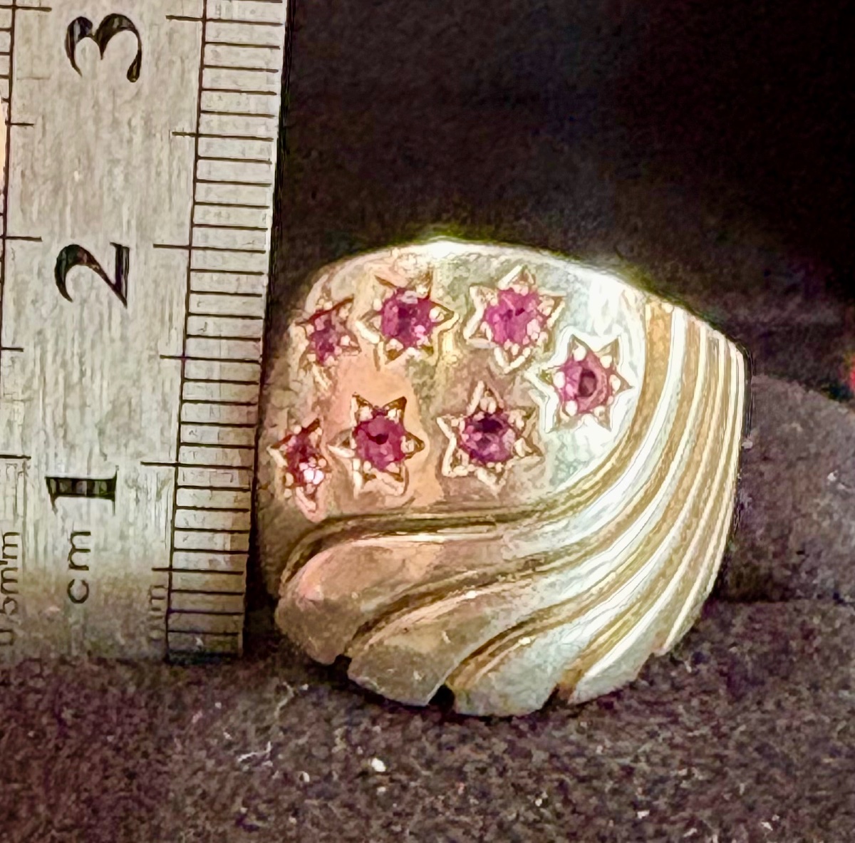 Bague argent rubis -photo-2
