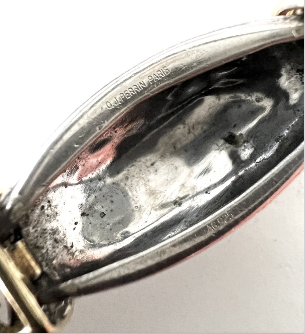 Bracelet argent et or  , attribué à OJ Perrin Paris -photo-3
