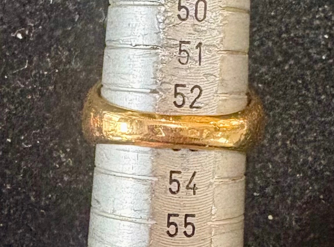 Antic Gold Diamond Ring-photo-2